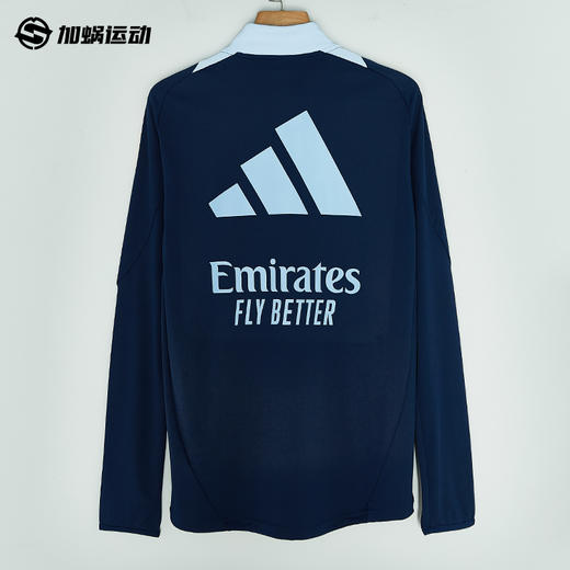 SFS正品 阿迪达斯 24/25皇马半拉链拇指扣训练服JE4205 商品图1