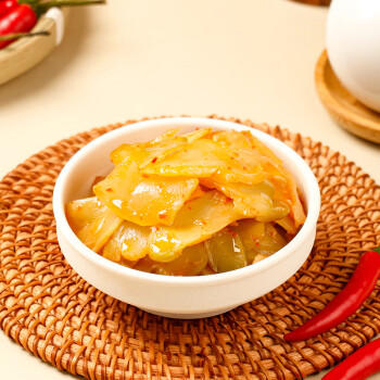 乌江榨菜 下饭菜 餐前开味小菜 酸辣鲜榨菜片 80g*7袋 佐餐轻盐咸菜 /粮油调味 /调味品 /榨菜/酱腌菜 商品图4