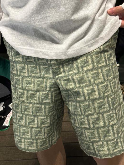 F家 抹茶绿色FF弹幕款百慕大短裤（JN） 商品图2
