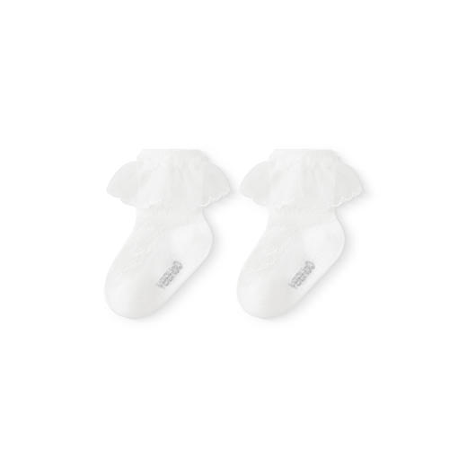 【商场同款】英氏儿童袜子春夏透气女童抗菌袜子2025新款蕾丝袜 商品图4