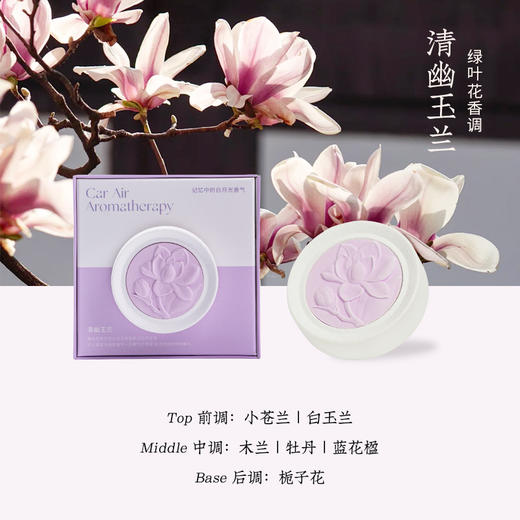 【赴一场气味的旅行，花语系列·出风口香薰】车载出风口香薰 高级感香薰片 伴手礼内搭 去异味香氛 香水持久留香-QQ 商品图8