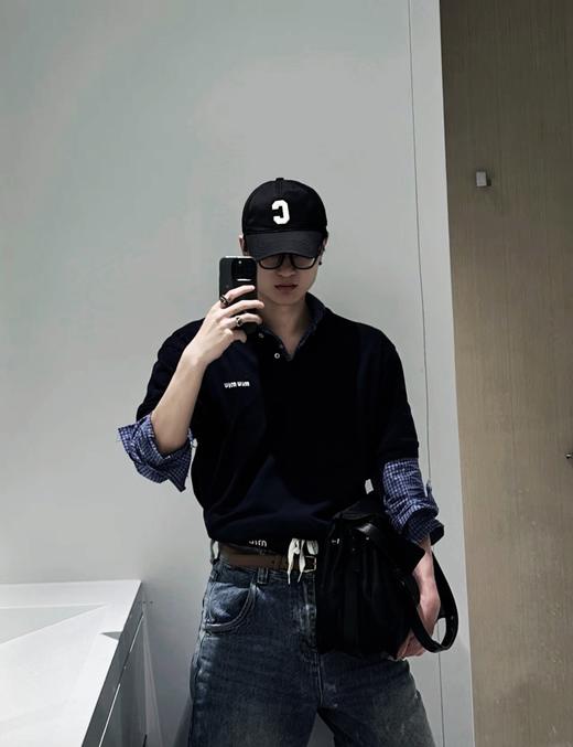 MIU家 logo刺绣Polo衫(JN) 商品图0