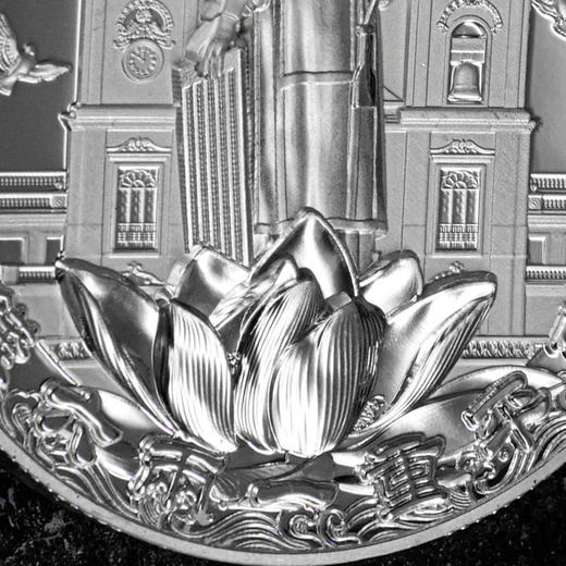 【发行价】圆明园十二生肖兽首-蛇首60克银章 商品图10