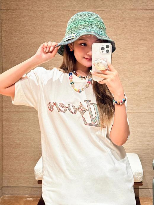 驴家 绿珠绣花圆领短袖（JN） 商品图1