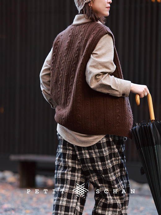 PETIT SCHAN小闪 CLO#672 Santa claus 圣诞老爷爷 纯棉绒感原创圣诞老人刺绣磨毛衬衫 商品图4