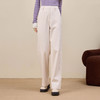 雀说羊毛混纺升级版加厚直筒小阔腿腿精休闲女裤通勤百搭时髦ALFC12636 商品缩略图3
