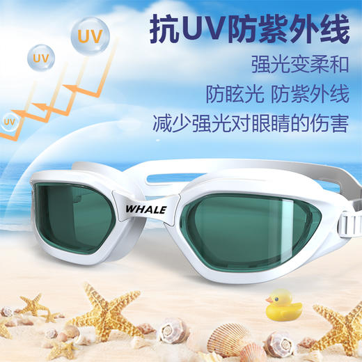 鲸鱼S4儿童泳镜超渗透1888天起雾换新防水高清免防雾剂游泳眼镜 商品图2