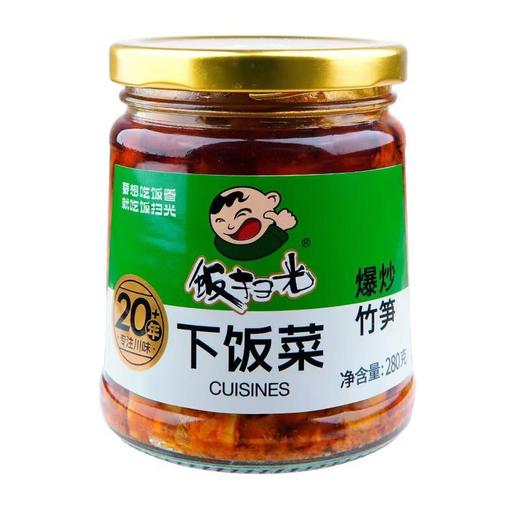 饭扫光 爆炒竹笋下饭菜 280g/瓶 商品图0