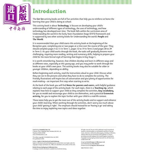 【中商原版】英国S&S教辅 Get Set Understanding the World: Technology 幼小衔接了解世界：科技 英文原版 幼小衔接  商品图3