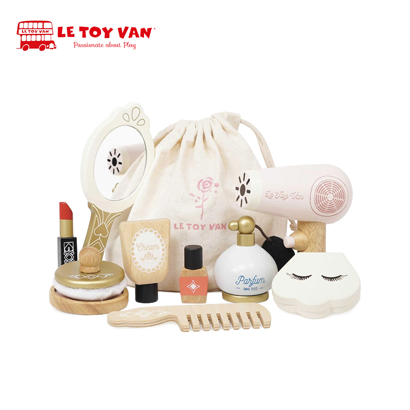 Le Toy Van 闪亮明星美妆包 木制玩具 适合年龄3岁+ 角色扮演 英国玩具 TV293
