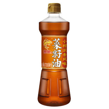 鲤鱼四川 低芥酸 小榨浓香 压榨非转基因 菜籽油700ml 金龙鱼荣誉出品 /粮油调味 /食用油 /菜籽油 商品图1