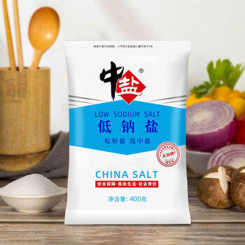 中盐 低钠盐400g【未加碘 】食用盐 低钠更健康 新老包装交替发货 /粮油调味 /调味品 /盐 商品图4