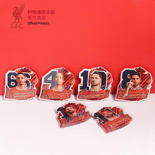 【官方正版】利物浦俱乐部 | 球员肖像冰箱贴球迷家居装饰磁铁 商品图2