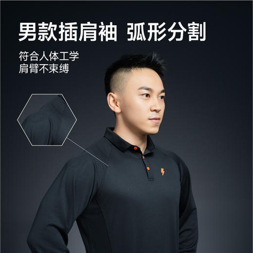 【Hilefit】私教长袖工服-24年polo领新款 商品图2