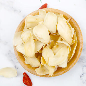 古松百合干100g罐装 兰州百合枸杞桂圆银耳莲子百合羹煲汤食材配料 /粮油调味 /南北干货 /果茎食补干货 商品图1