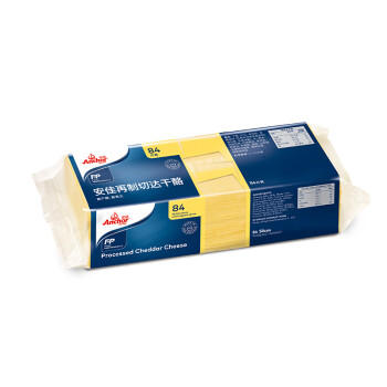 安佳 Anchor 切达橙色奶酪芝士片 84片装 再制奶酪片   /粮油调味 /奶酪黄油 /奶酪/奶酪制品 商品图0