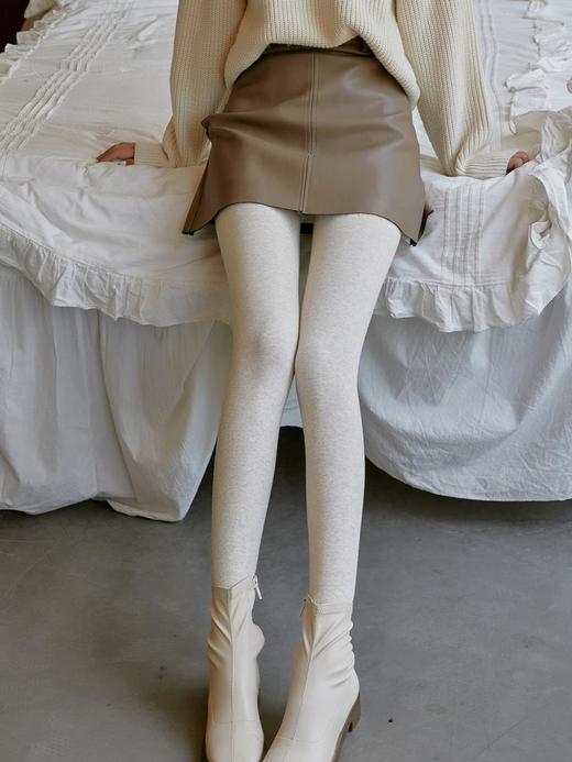 秋冬【日系竖条纹打底裤】外穿中厚秋冬季连脚裤袜棉螺纹袜裤 商品图1