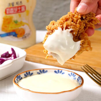 撸饭人（ROLLFUN）奶香芝士酱沙拉酱轻食调料面包蘸酱烤肠西餐伴侣220g /粮油调味 /调味品 /烹饪酱 商品图2