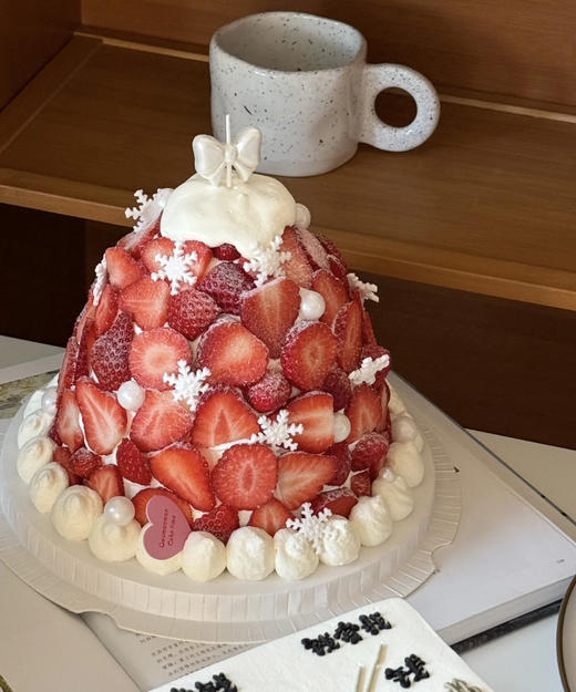 圣诞草莓塔蛋糕 商品图0