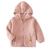【拍2减立减20元】【软糯小绵羊半边绒】儿童连帽外套户 外经典款纯色抓绒保暖外套、保暖裤 商品缩略图4