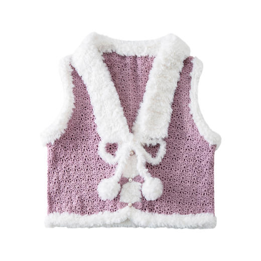 苏苏姐家锦荣马甲手工DIY钩针羊毛衣服外套上衣毛线材料包 商品图4