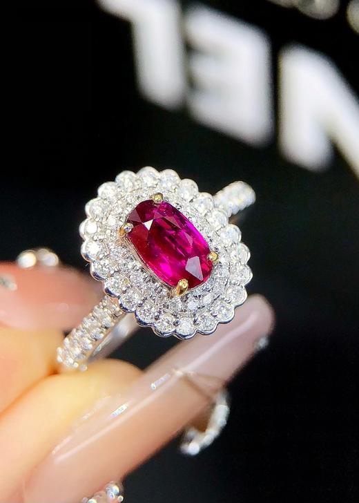 1.02ct刻面红宝石戒指 商品图2