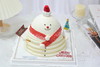 【圣诞小雪人】动物奶油、新鲜草莓+草莓酱，戚风蛋糕胚；插旗可换成Happy Birthday下单时备注；寒来暑往，秋收冬藏，小雪人是冬日美好的回忆，满载着快乐与幸福~ 商品缩略图1