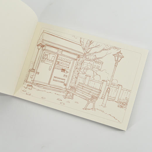 一个人的小森林 水彩四季涂色书 人随春好 水彩涂色卡纸便签涂鸦画纸成人解压静心 水彩涂色卡片DIY书签随身便携涂色书 商品图3