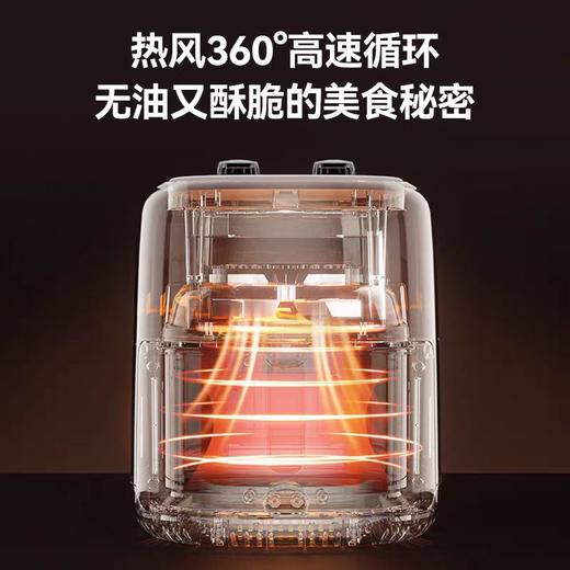 摩动可视空气炸锅家用电炸锅多功能一体6L大容量智能薯条机电烤箱MD-KZ06A 商品图2