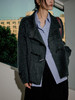 Even Vintage|老钱风 高奢耗牛绒蚕丝 廓形感双面呢牛角扣短大衣 商品缩略图4