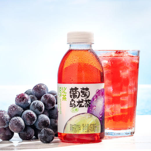 让茶无糖葡萄乌龙果味茶饮料450ml*15瓶整箱装 商品图2