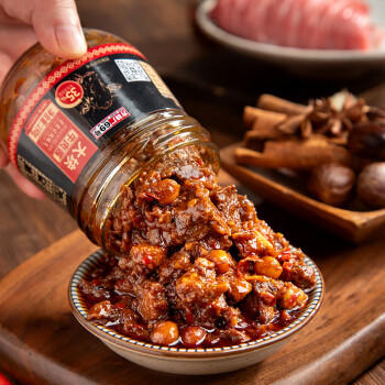 方砖厂69号大块牛肉酱35%生牛肉含量 辣椒酱拌面拌饭酱下饭调味品190g /粮油调味 /调味品 /中式酱料 商品图0