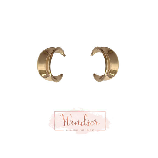 LHWINDSOR温莎珠宝 聆听自然叶子耳环小众设计 商品图0