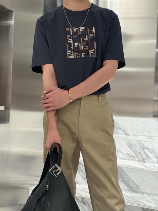 F家 撞色乱码F刺绣短袖（JN） 商品图0