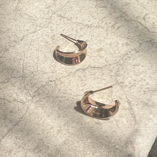 LHWINDSOR温莎珠宝 聆听自然叶子耳环小众设计 商品图4