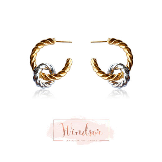LHWINDSOR 双色双环耳环LHWindsor 商品图0