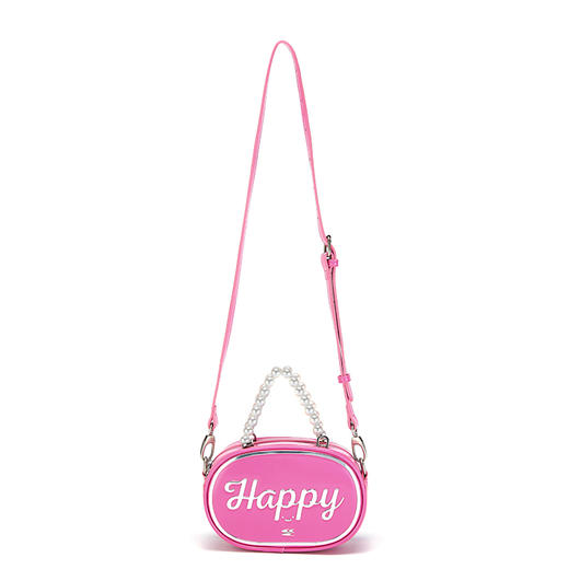 CryingCenter芭比珍珠化妆包happysad两面背芭比粉斜挎包哭喊中心 商品图7