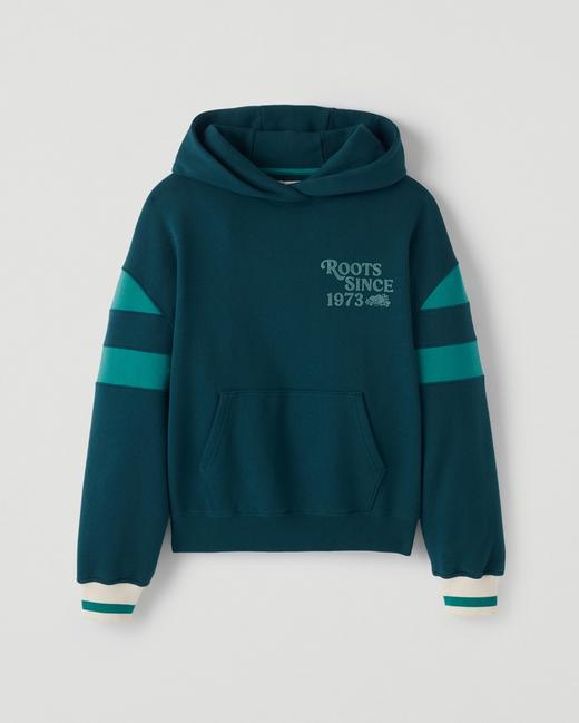 (2件9折)(多色)【Roots】CABIN拼接连帽舒适套头卫衣 女士 商品图3