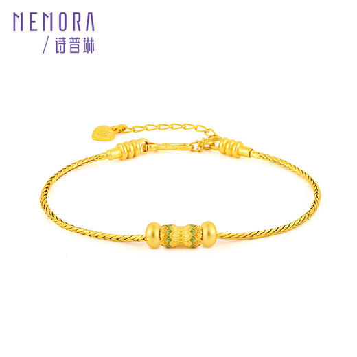 【福利拼团】黄金同心莲转运珠 足金莲花转运珠女士礼物MEMORA诗普琳HPE22401（线上专供） 商品图4