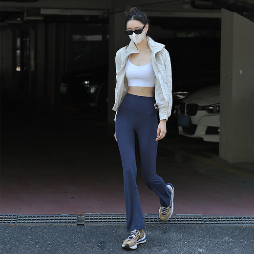 Beemen防泼溅运动外套女连帽健身防风秋季瑜伽服上衣 商品图4