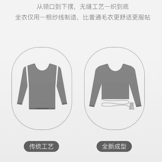 【精选】岸纾 一体成型舒适无痕科技混纺毛衣（八色）  纯色百搭针织衫无缝打底衫保暖舒适亲肤透气 商品图4