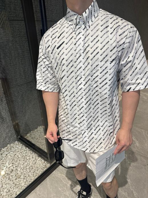 B家 巴黎弹幕涂鸦短袖衬衫（JN） 商品图1