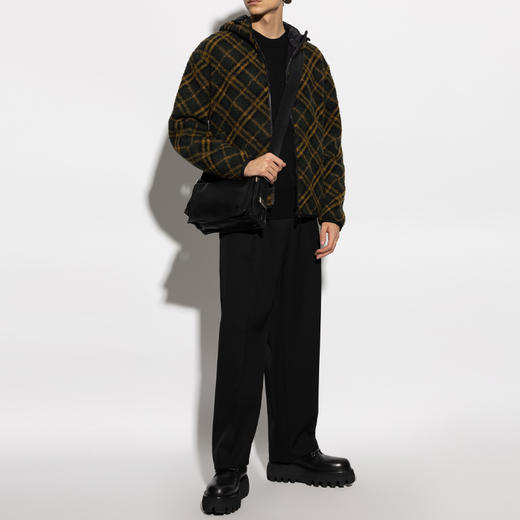 BURBERRY 巴宝莉 男士混纺羊毛双面夹克外套 黑色 8098507 C1479 商品图3