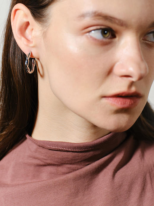 INBA074 浪漫交织-小麻花耳环｜INCH EDITION 暮光之城系列 商品图8