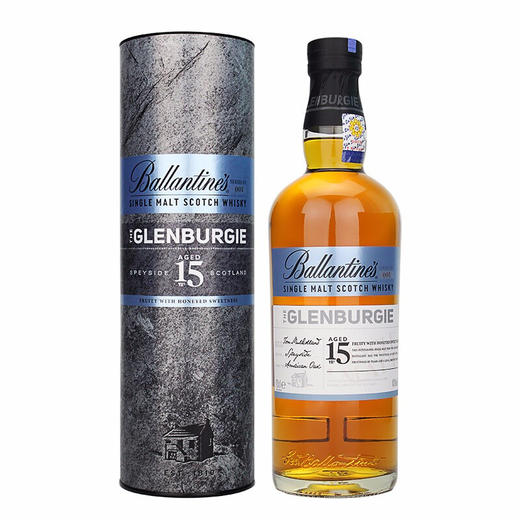 百龄坛 15年陈酿格伦伯吉系列 苏格兰单一麦芽威士忌700ml*1瓶 商品图0