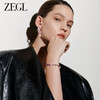 ZEGL真柳设计师桃花邂逅系列珍珠耳钉耳环方圆脸轻奢高级感耳饰 商品缩略图2