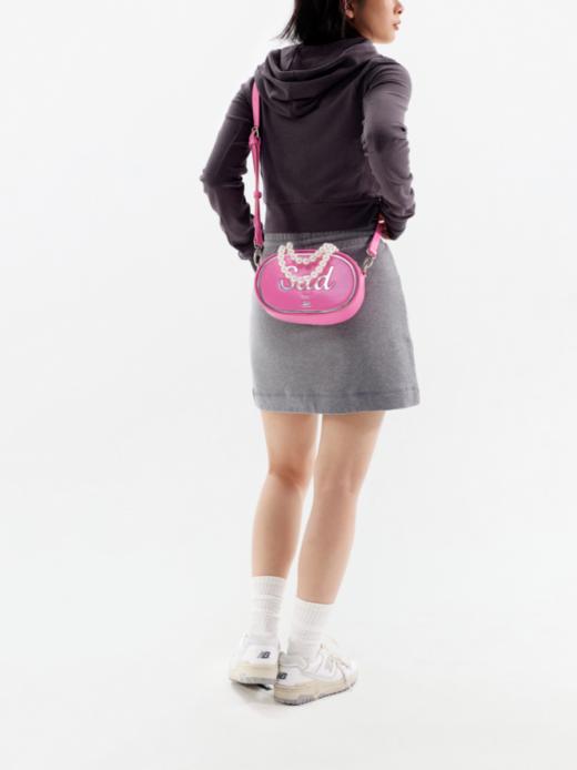 CryingCenter芭比珍珠化妆包happysad两面背芭比粉斜挎包哭喊中心 商品图6