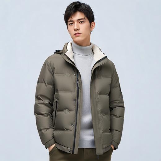 罗蒙秋冬男装商务休闲男士羽绒服舒适外套男百搭男士羽绒服简约立领男士外套 商品图2