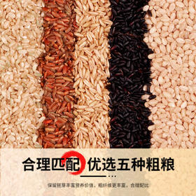 悦谷百味五色糙米5斤（红米黑米燕麦米荞麦米糙米杂粮粗粮 大米伴侣） /粮油调味 /杂粮 /谷米类