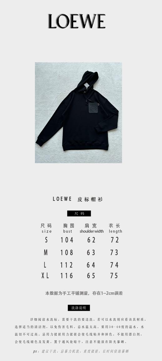 罗家 Logo皮标帽衫（JN） 商品图4